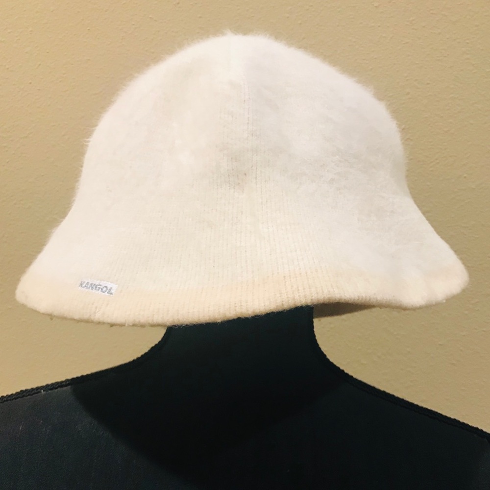 Kangol Bucket Hat White Fuzzy